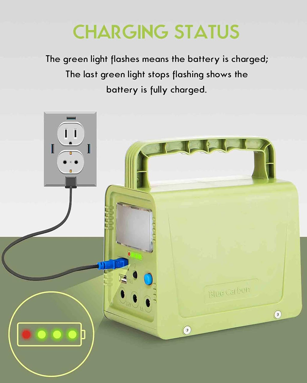 84Wh Portable Power Station with Solar Panel L820286