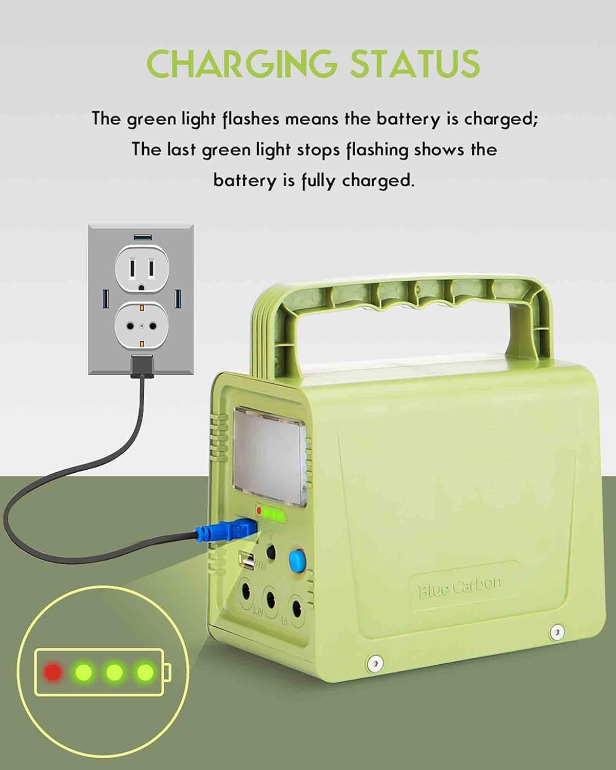 84Wh Portable Power Station with Solar Panel L820286