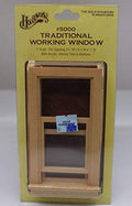 Dollhouse Miniature Traditional Working Window B34058