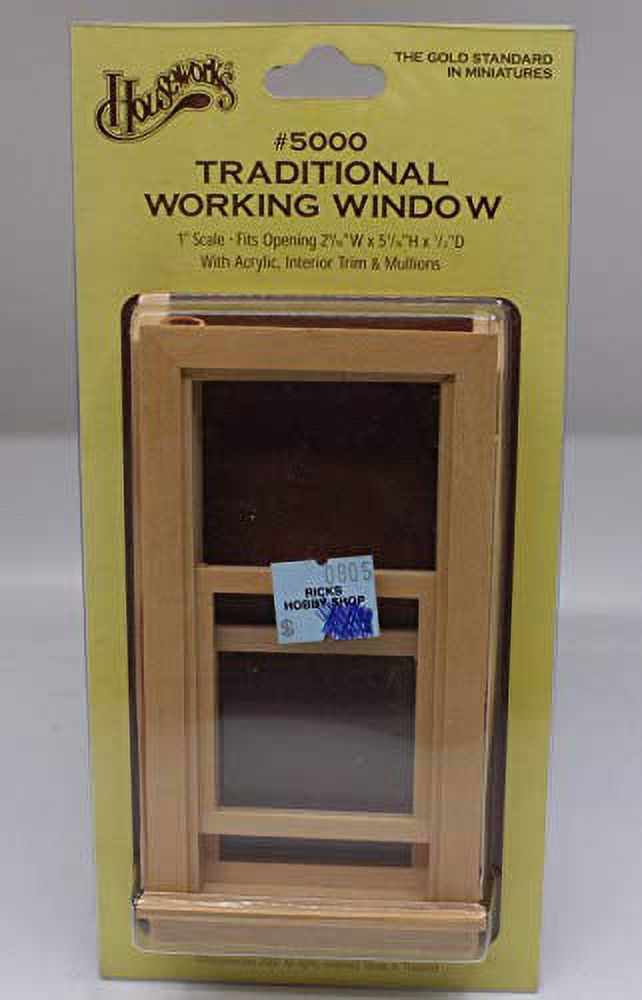 Dollhouse Miniature Traditional Working Window B34058