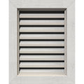 30x22W x 22x22H Primed Vertical Gable Vent V15808