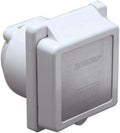 30A 125V White Power Inlet Pack of 2 J16766