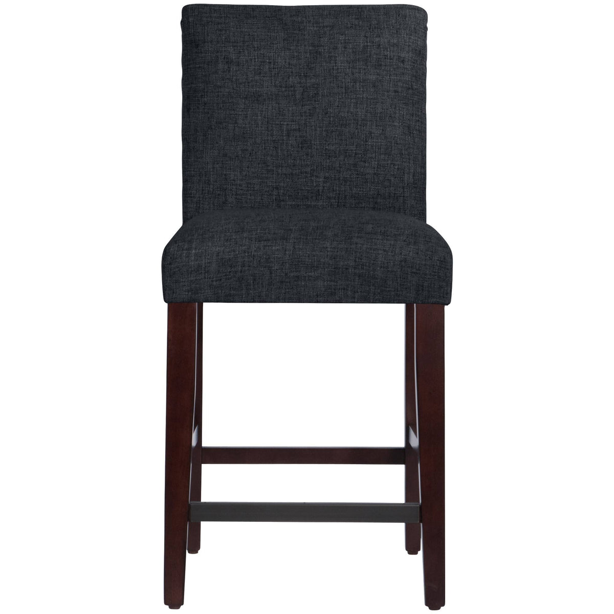 Black Linen Counter Height Barstool J200