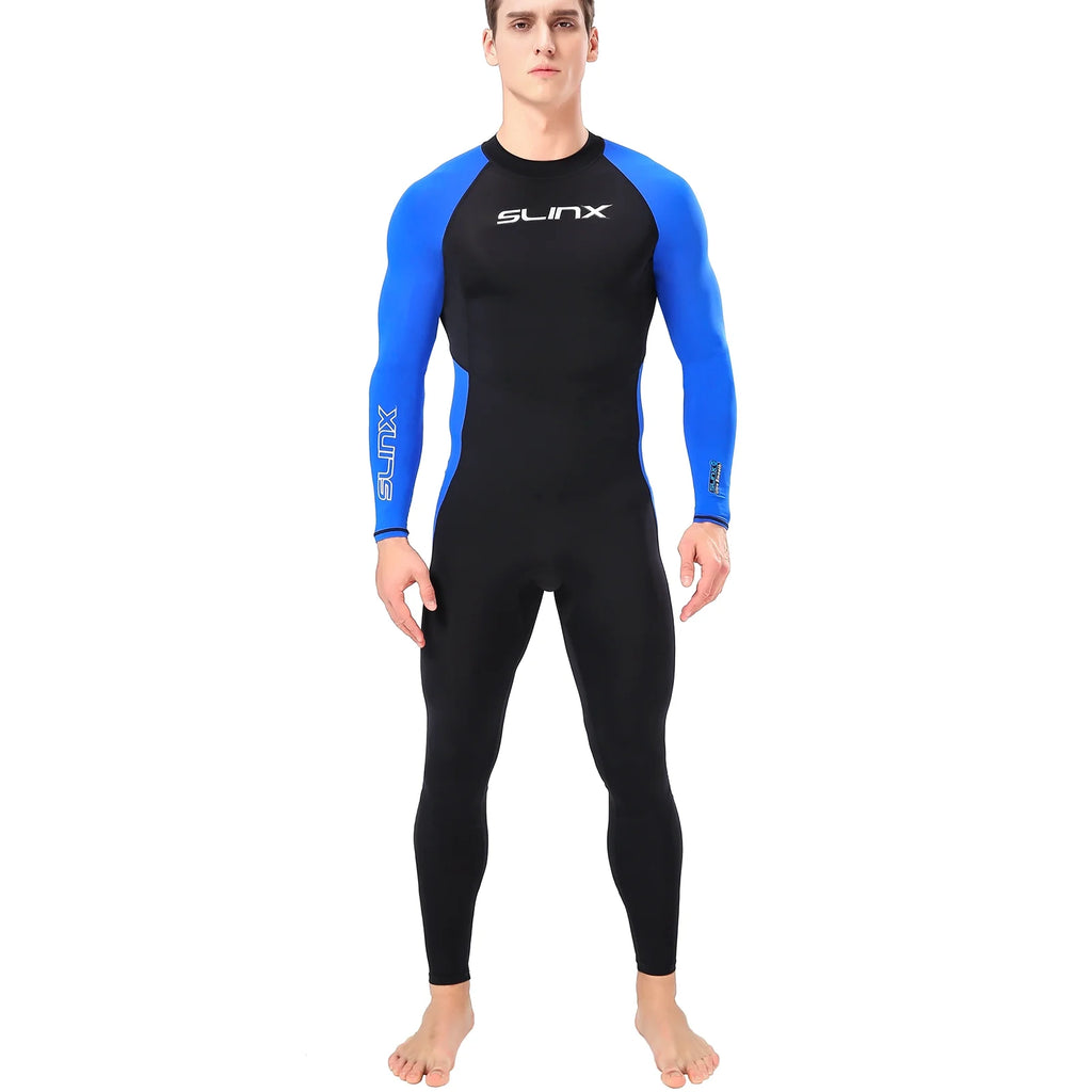Quick Dry One Piece Long Sleeves Back Zipper Wetsuit I72165