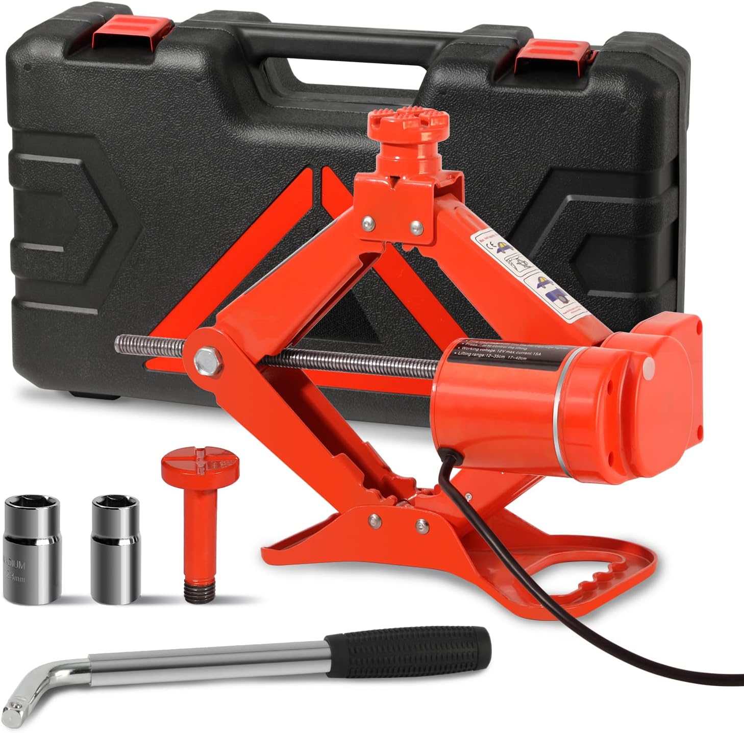 3 Ton Electric Car Floor Jack with Electric Wrench and Tire Inflator Pump T795