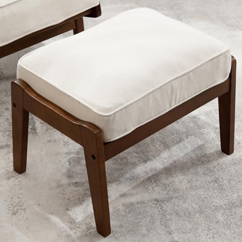 Beige Linen Fabric Accent Chair with Arm D24685