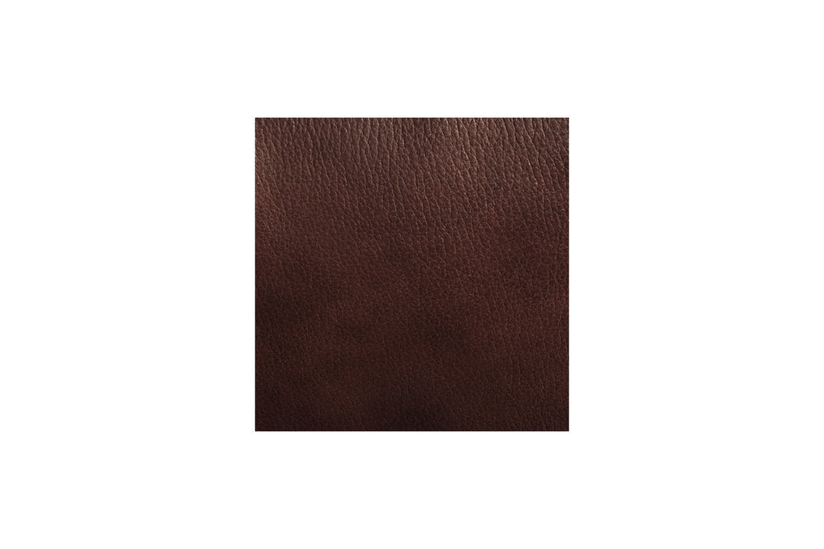 Walnut Leather Accent Chair T421