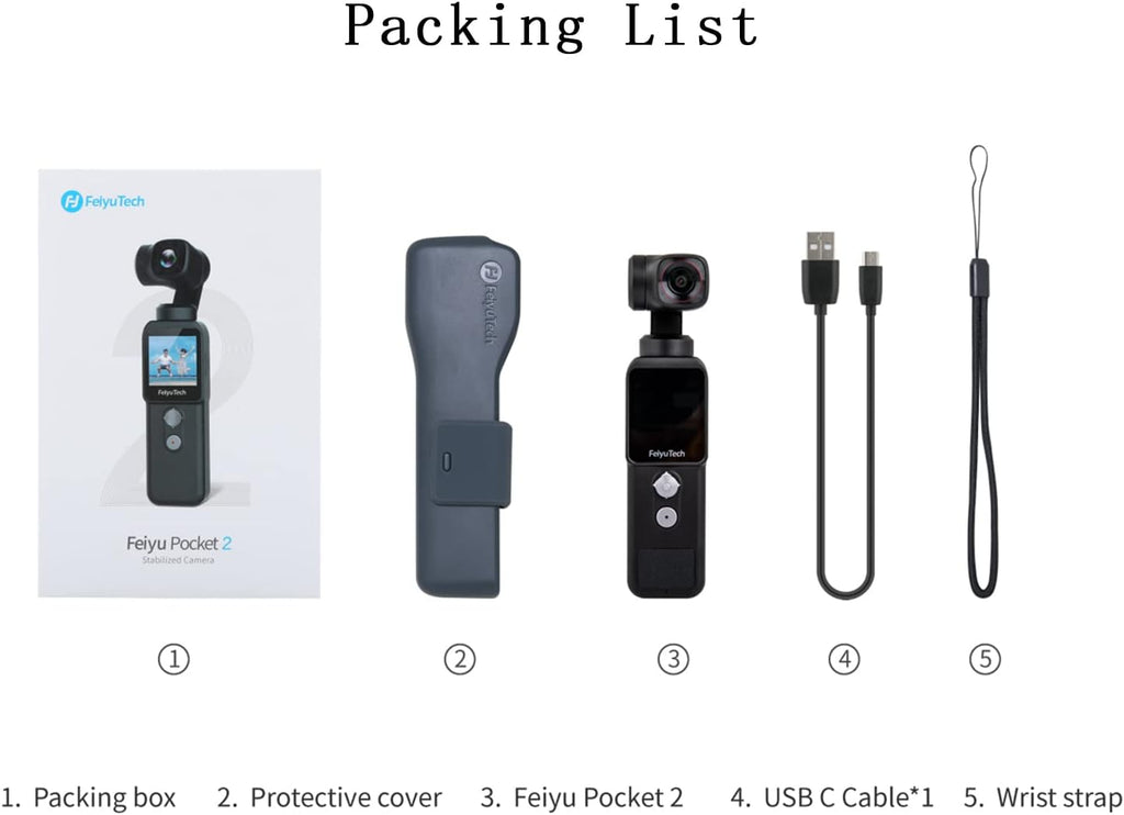 4K Video Action Camera with 3-Axis Gimbal Stabilized T1447
