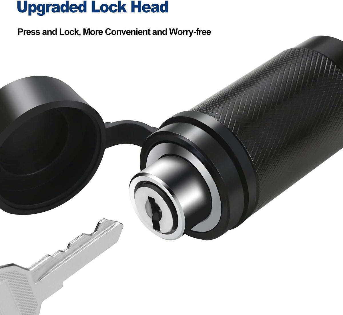 5/8'' Dia 3-1/2” Long Pin Trailer Hitch Lock 4 Pack J945