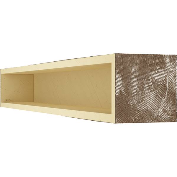 Sandblasted Faux Wood Fireplace Mantel, Vintage Mahogany Y227051