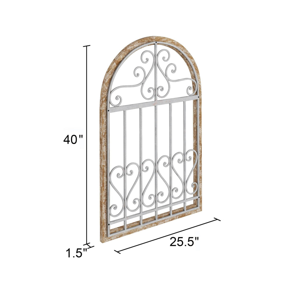 Gray Farmhouse Arch Wall Decor G75143