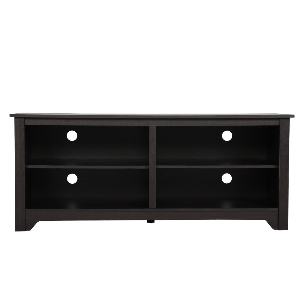 Grey Wooden TV Stand Media Console Storage Cabinet L730