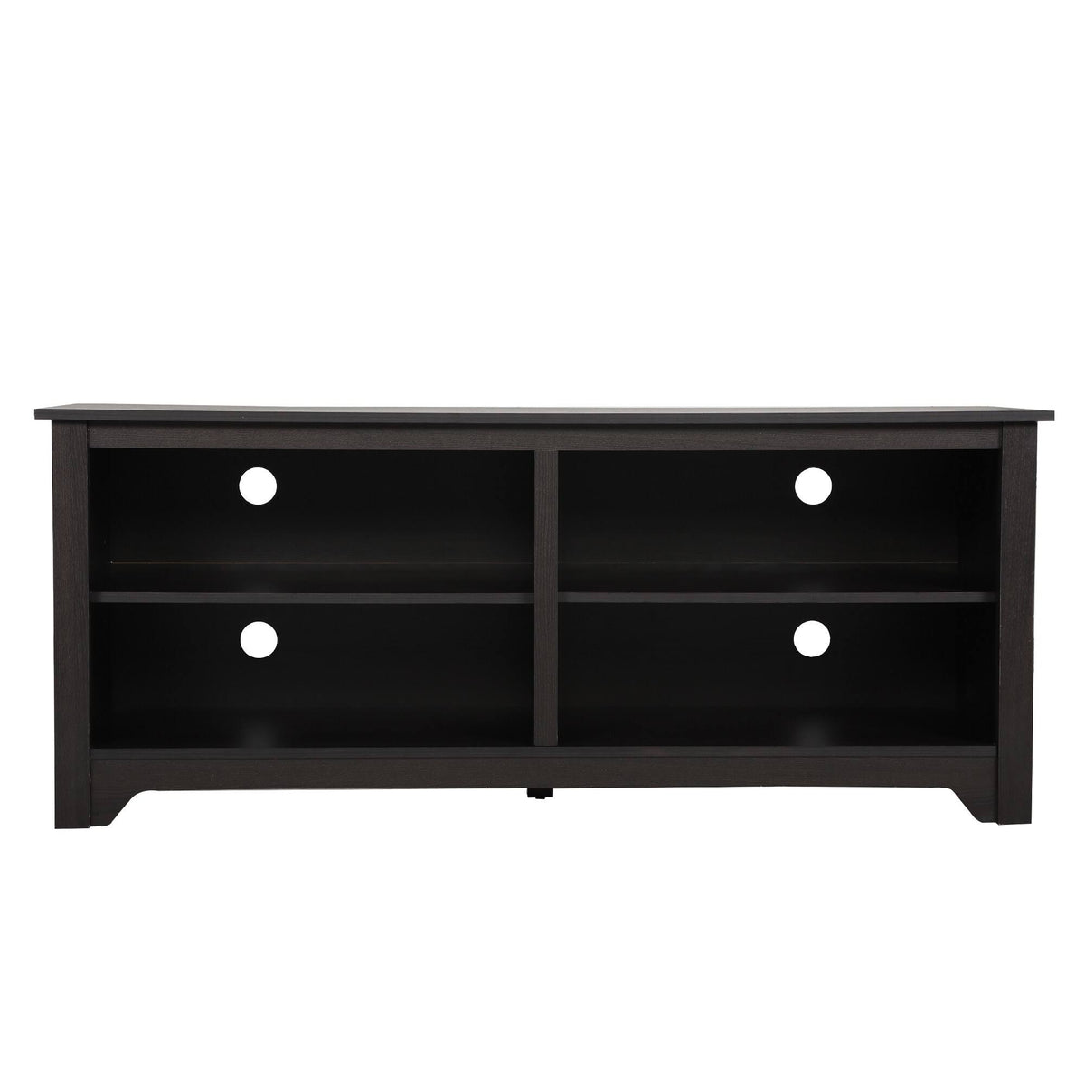 Grey Wooden TV Stand Media Console Storage Cabinet L730