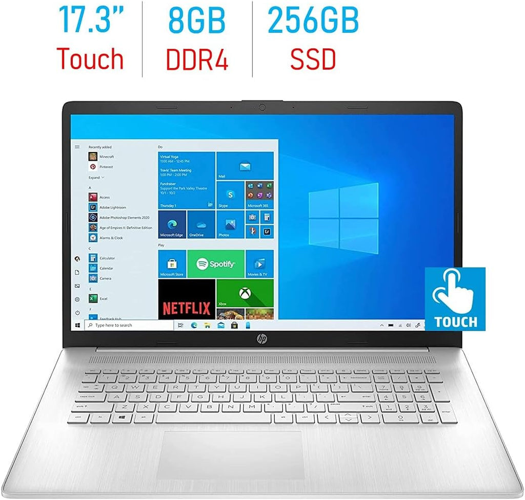 17.3" HD+ Touchscreen Laptop, AMD Ryzen 3, 8GB RAM 256GB SSD A7551