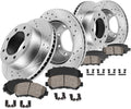 8 Lug Rotors with Ceramic Pads G25946