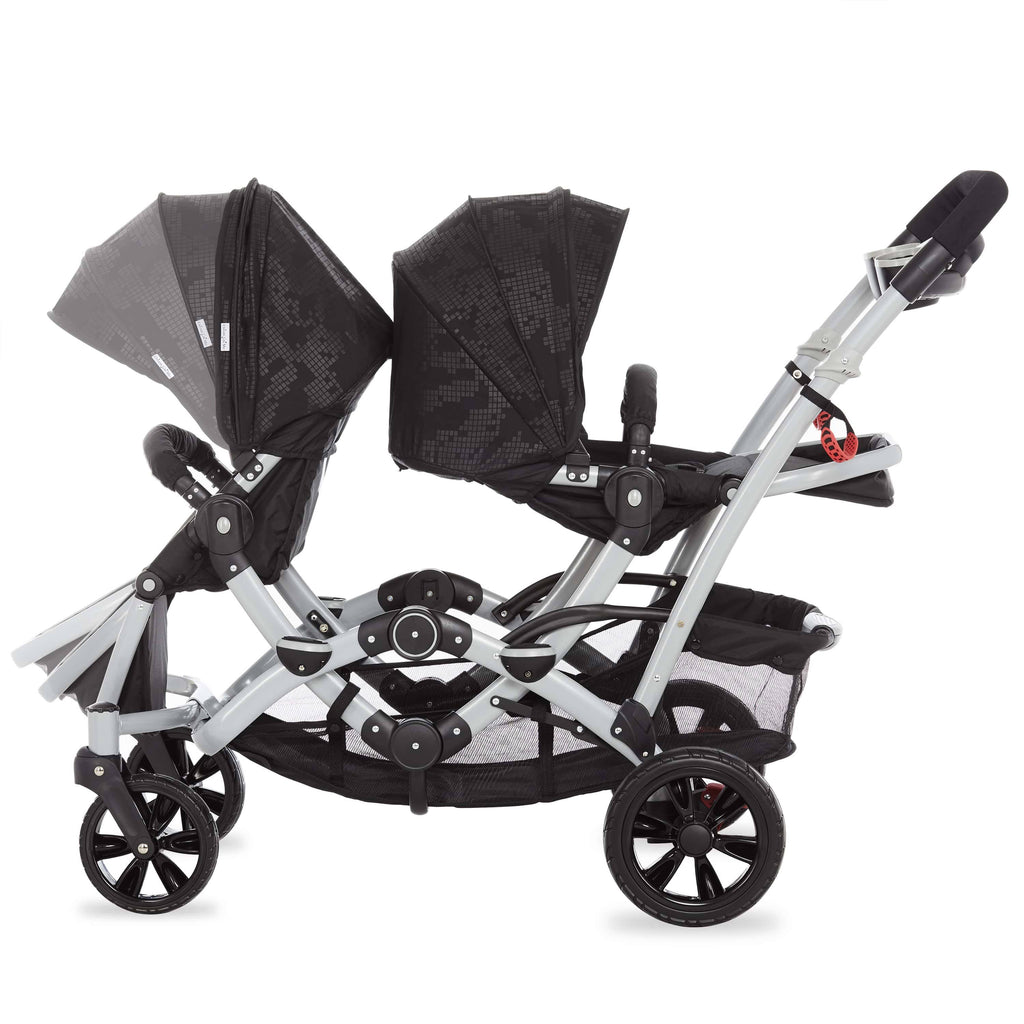 Black Tandem Stroller W5346