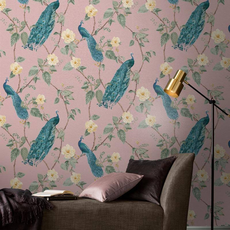 Navy Wallpaper J652
