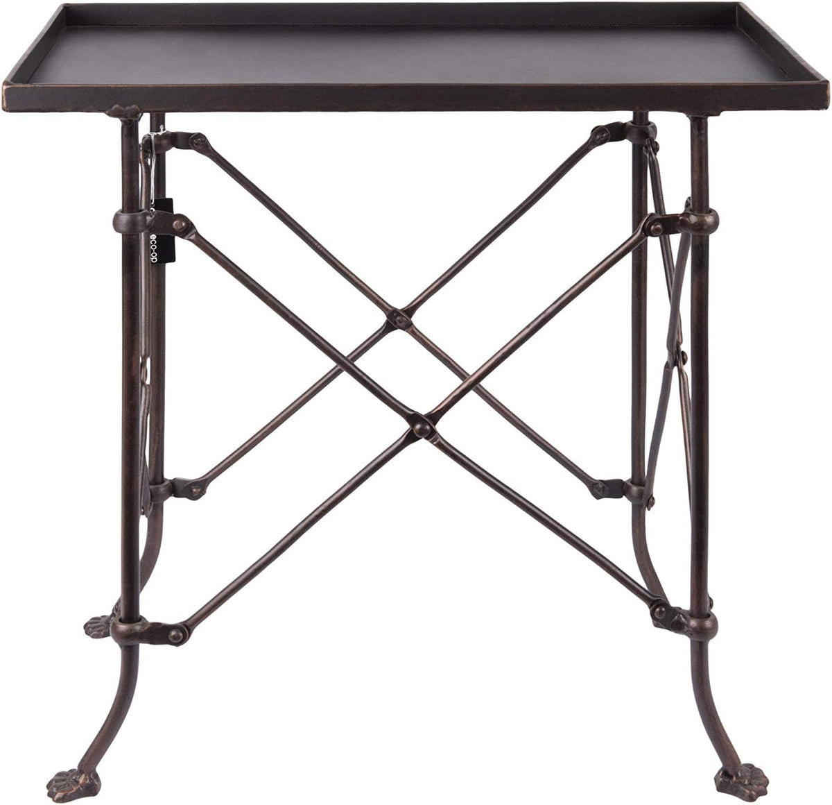 Gold Metal Rectangle Table G65926