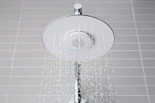 Polished Chrome Rainhead with Wireless Speaker N872
