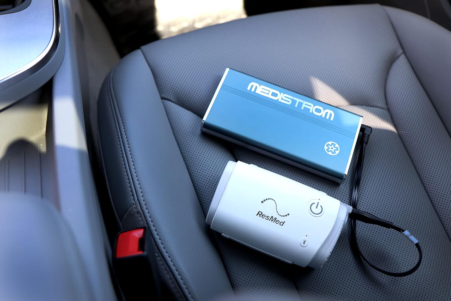 Bundle - Pilot-24 Lite CPAP Battery & Car Charger for ResMed Airsense 10, S9 and AirMini CPAP Devices P20306