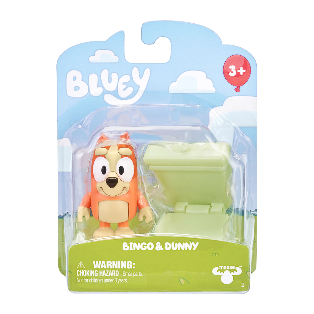 Bluey Story Starter Pack, 1 2-3" Plastic Toy Figure and Accessory, Multi-Color A64150