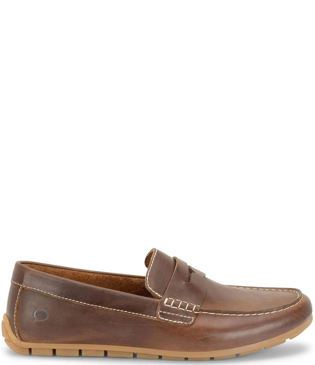 Dark Tan Men&s Shoes Q920