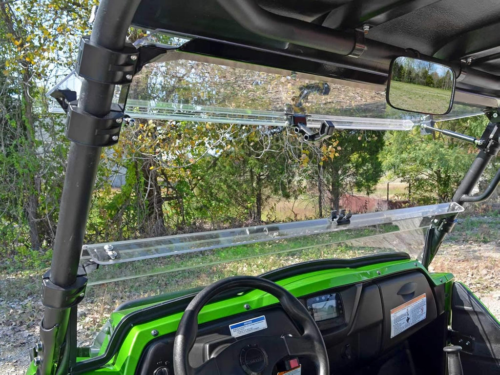 Flip Windshield for Kawasaki Teryx 4 750 / 800 / 4 800, 1/4 Thick Polycarbonate B453