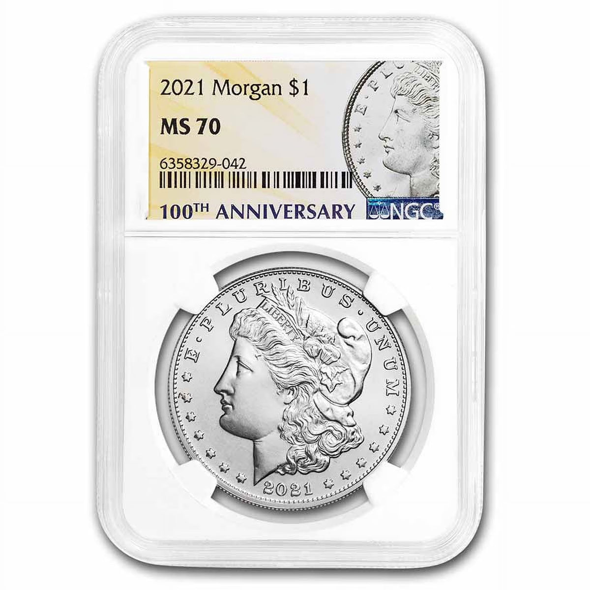 Silver Morgan Dollar MS-70 NGC E29595