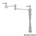 Brushed Nickel Deck Mount Pot Filler C9520