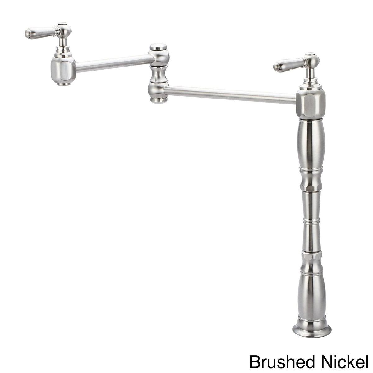 Brushed Nickel Deck Mount Pot Filler C9520
