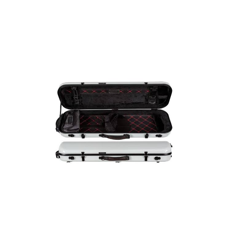 Oblong Fiberglass Violin Case Orange 4/4 K760