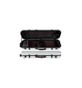 Oblong Fiberglass Violin Case Orange 4/4 K760