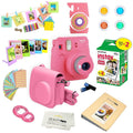 Flamingo Pink Instant Camera Kit with Film and Accessories P267196