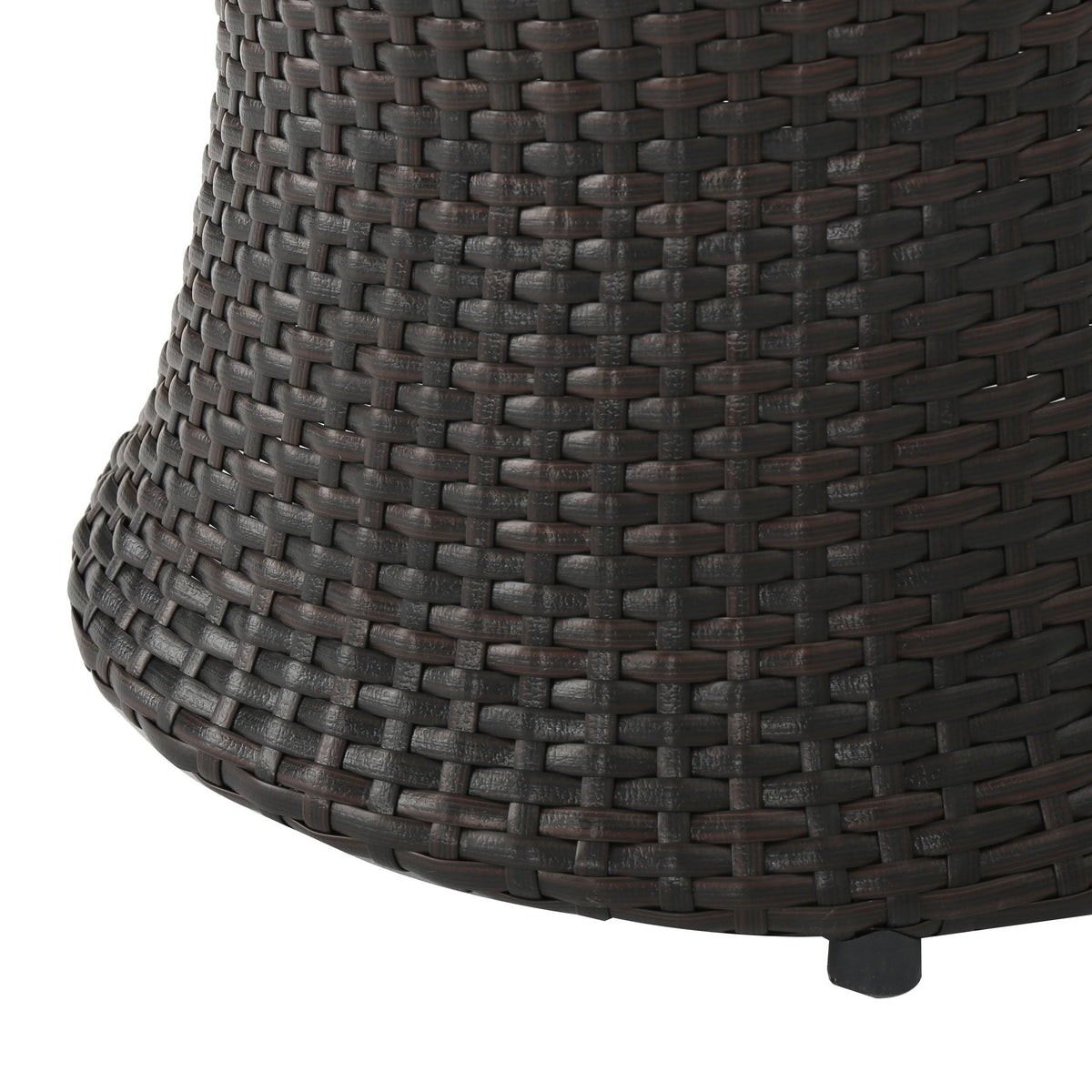 3PC Wicker Chat Set Gray U912312