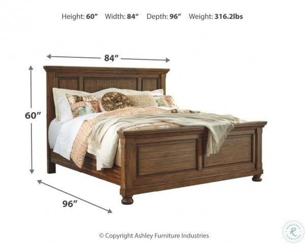 Medium Brown California King Rails Q443826