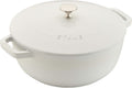 White Cast Iron 3.75-qt French Oven Q28203
