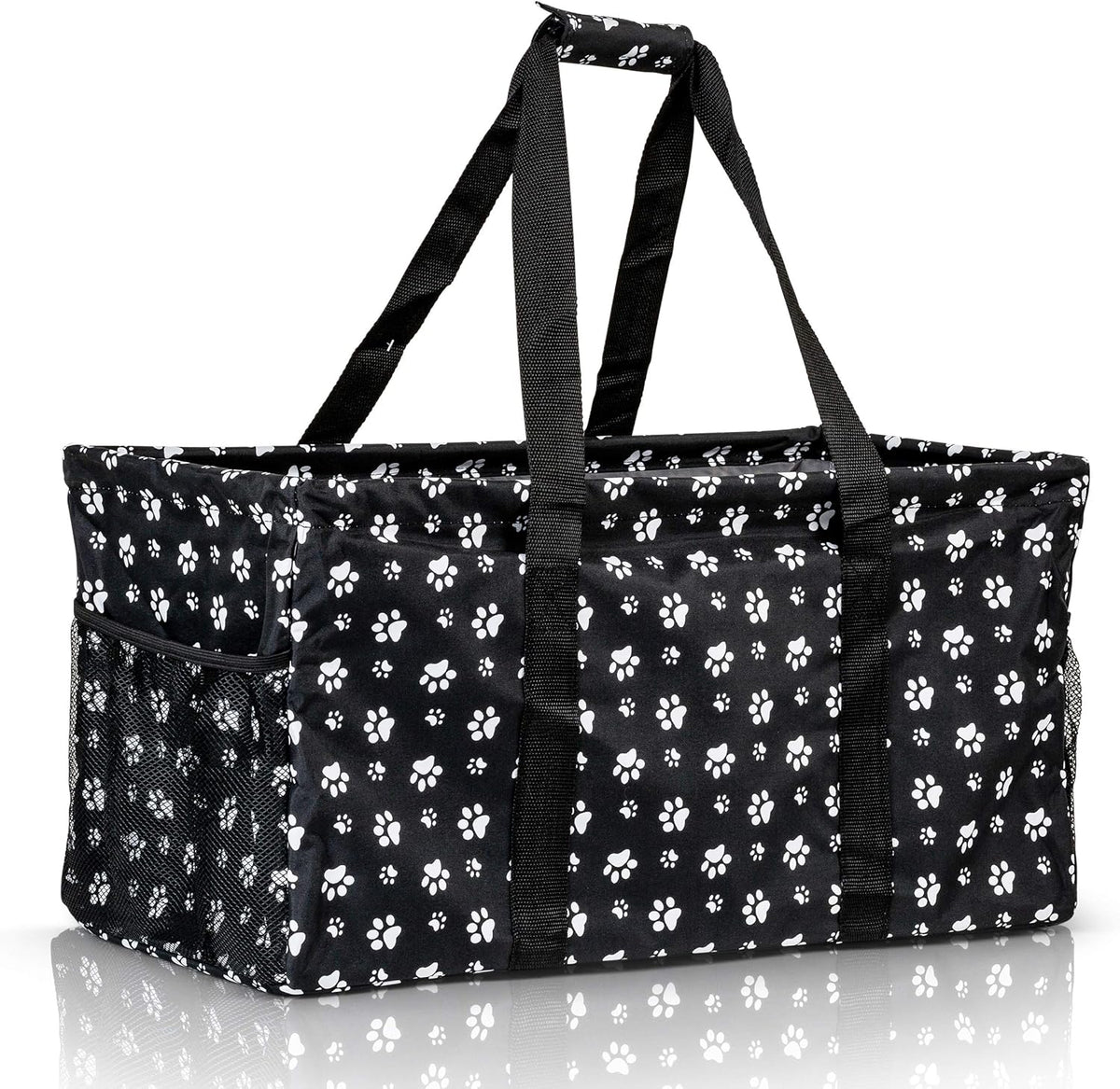 Oversized Collapsible Canvas Utility Tote Bag H364452