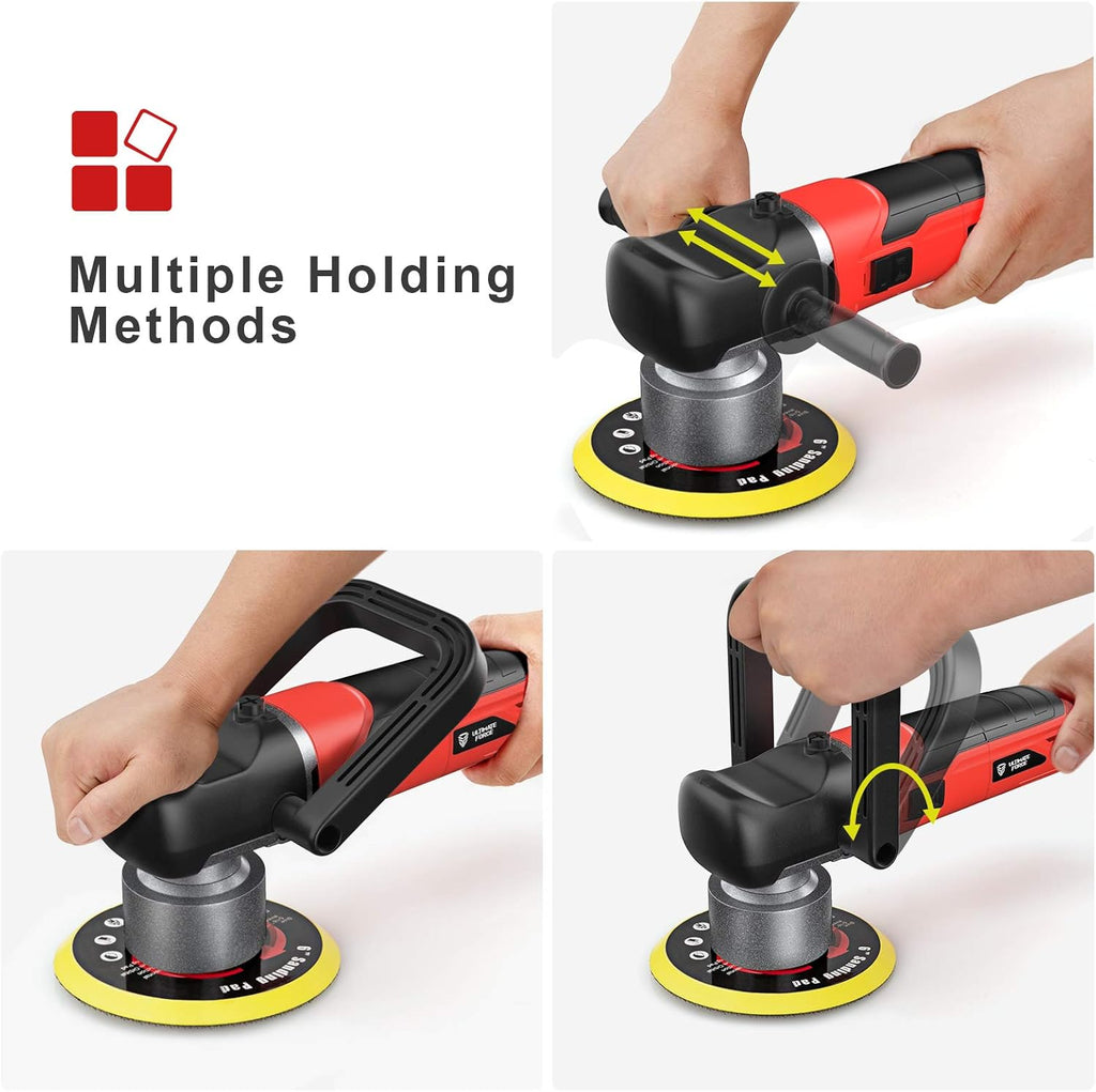 6 Inches Dual Action Random Orbital Polisher Pack of 2 Q59921