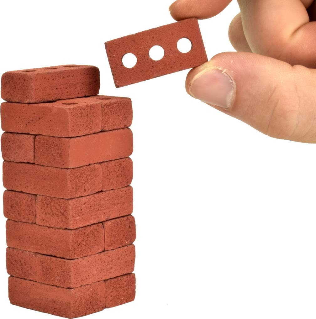Mini Red Bricks, 1:6 Scale (160 Pack) G236