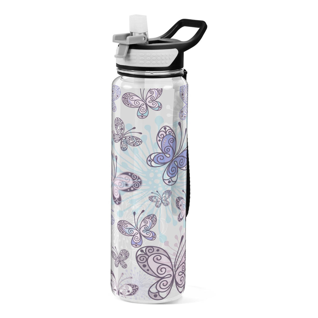 32oz Leakproof Tritan Sports Water Bottle with Straw E9871