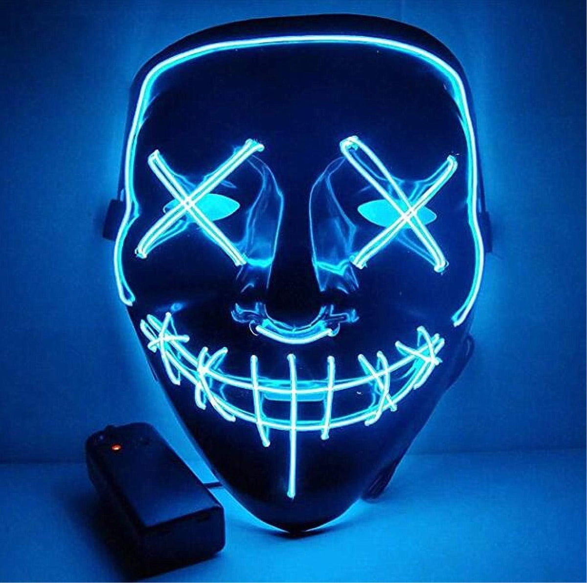Purple Light Up Mask Pack of 2 E37349