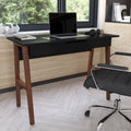 Black Writing Computer Desk with Drawer H95418