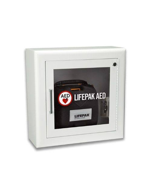AED Wall Cabinet with Alarm (White) I15915