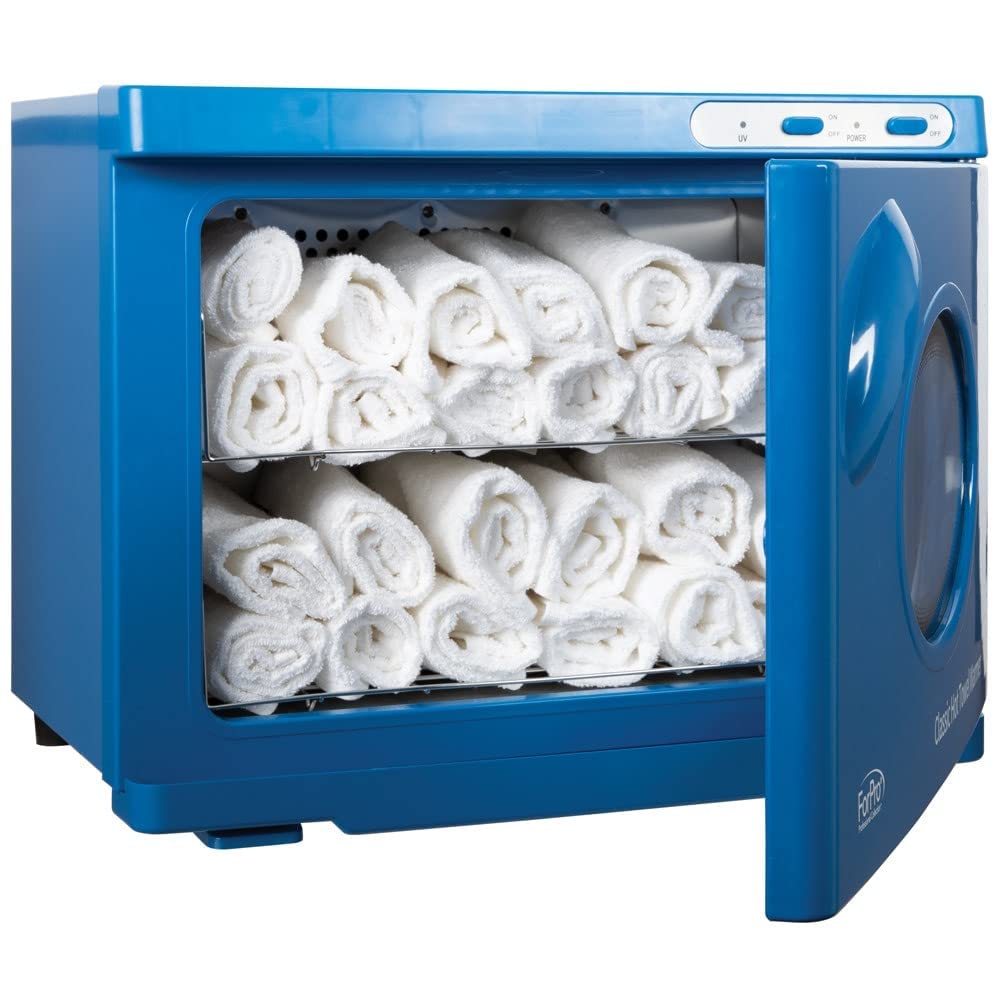 Hot Towel Warmer Cabinet with UV Sterilizer, Two Stainless Steel Racks X62558