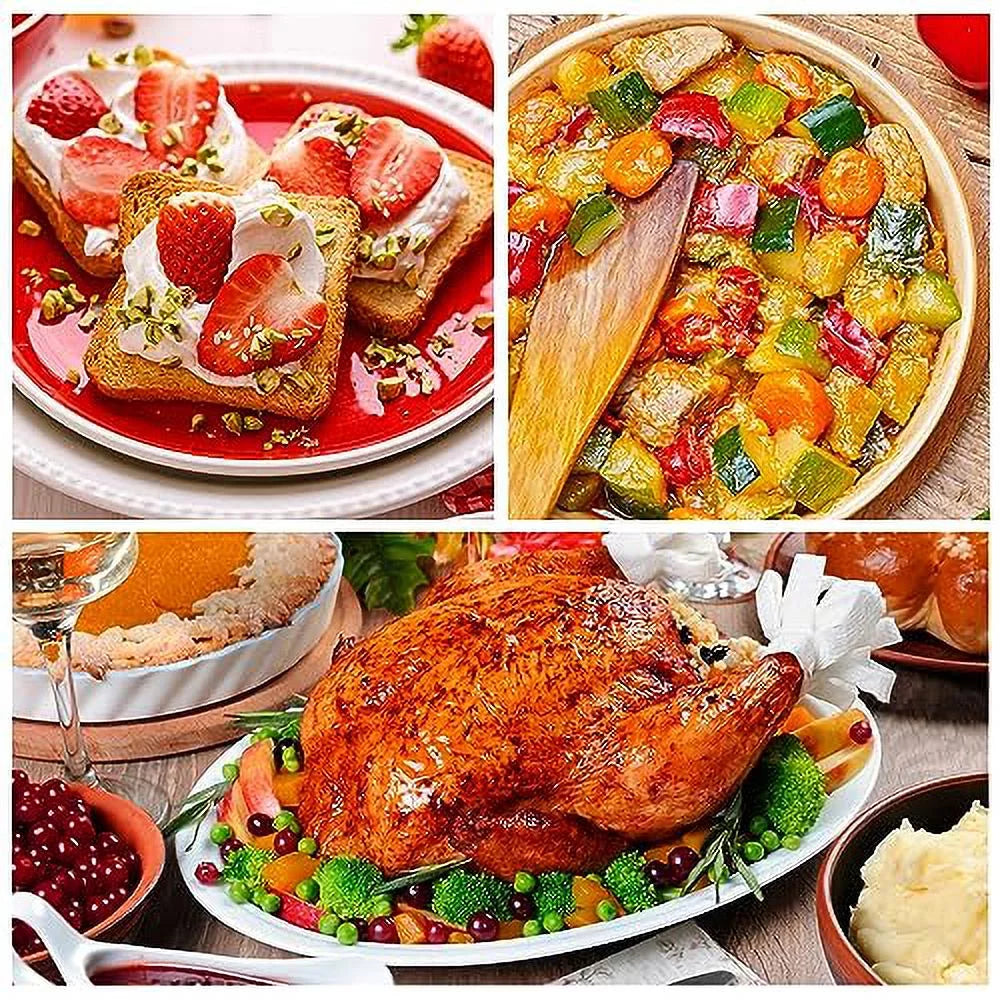 20 Quart Stainless Steel Red Electric Roaster Oven S240