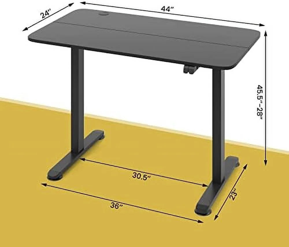 Height Adjustable Electric Standing Desk with Splice Board J588493