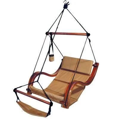 Natural Tan Polyester Chair Hammock E270
