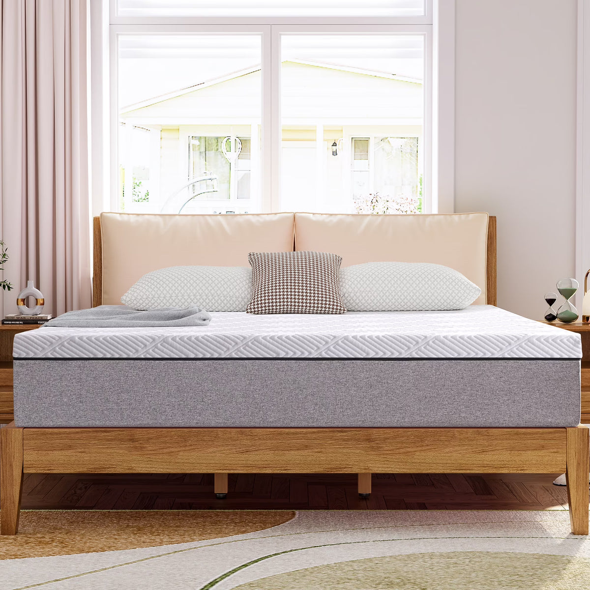 14 inch Gel Memory Foam Mattress in a Box F1016