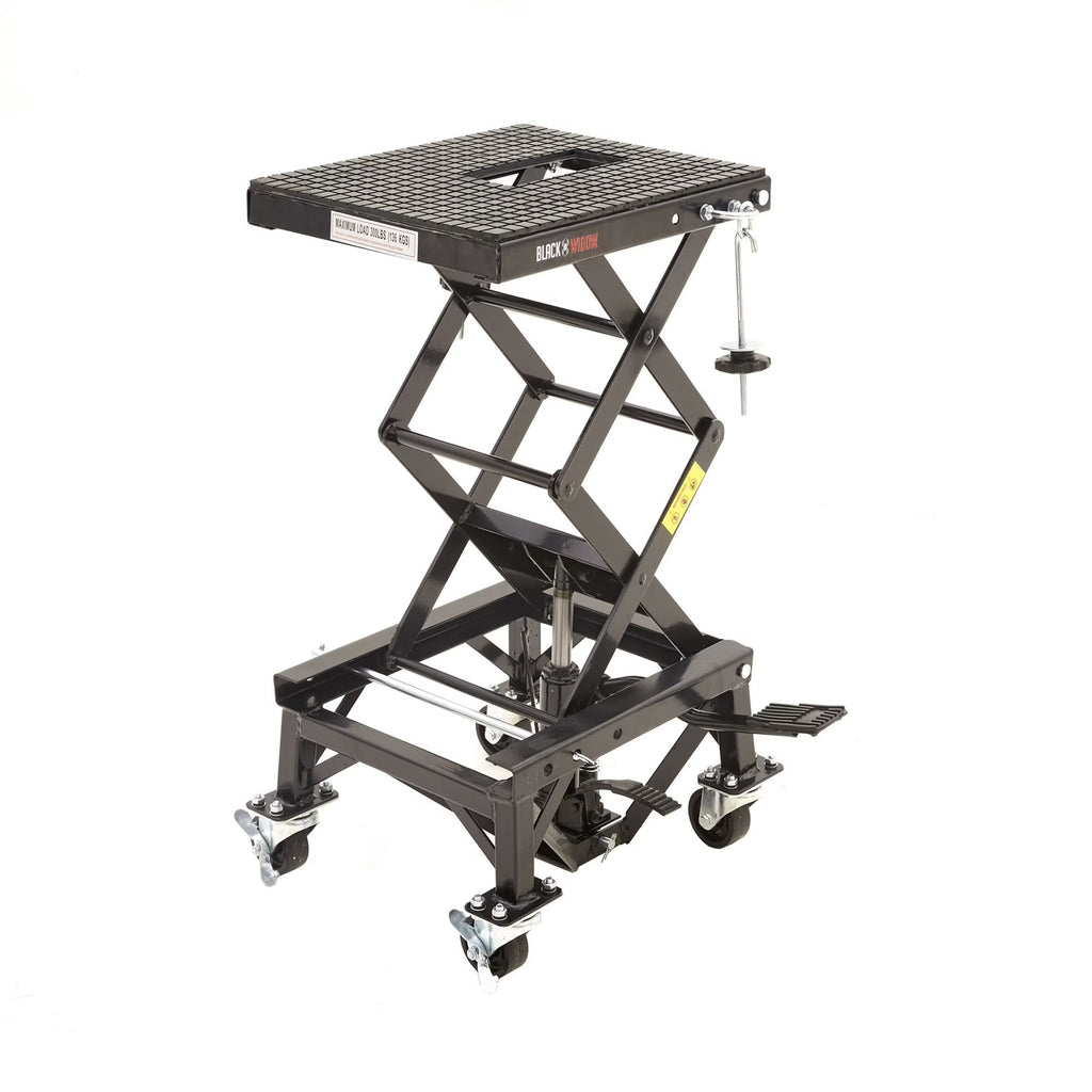 Hydraulic Motorcycle Scissor Lift with Casters Q808