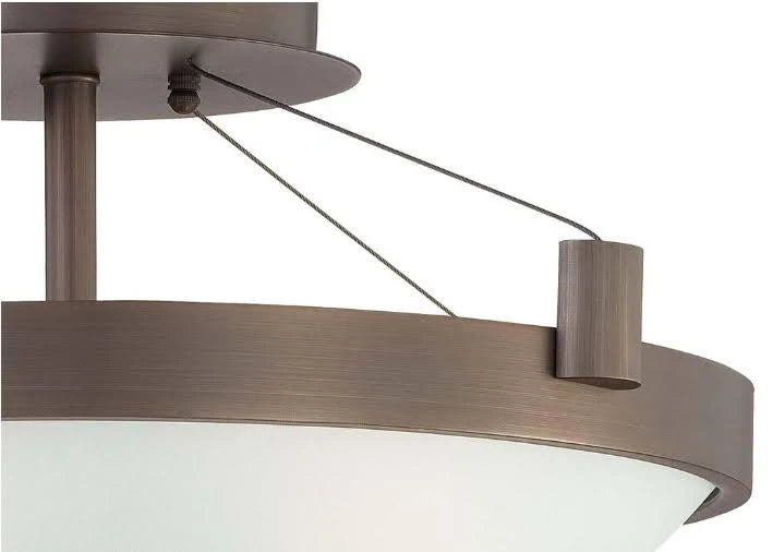 Suspended 3 Light Semi Flush Mount G520